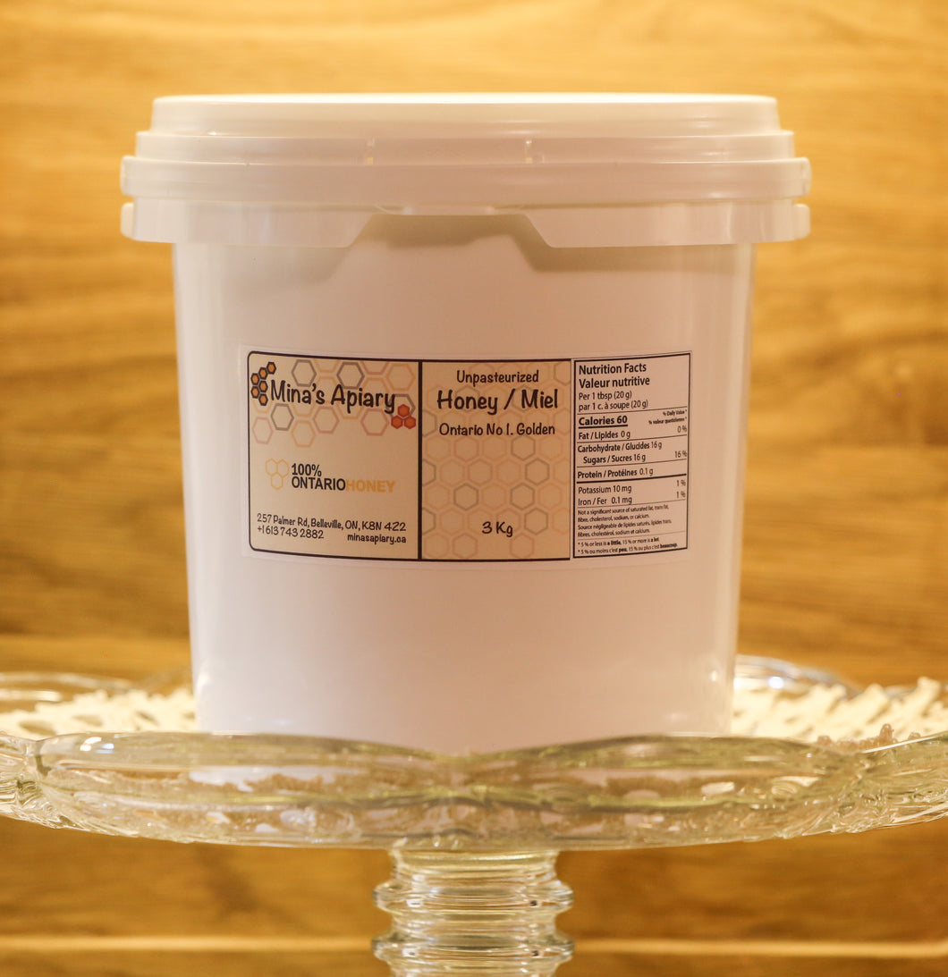 Raw Wildflower Honey - 3 Kg